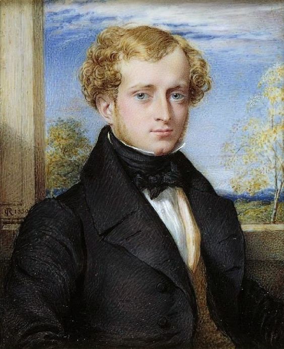 Portrait 1830 | 1830 Portrait of a Man watercolour and gouache on ivory (miniature) 10 ...